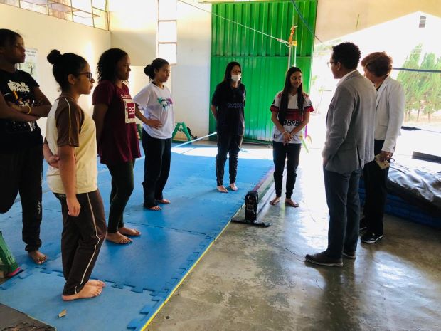 Na Cidade dos Meninos, os alunos podem participar de cursos de capacitação profissional e atividades esportivas.  Foto: Marcilene Maia